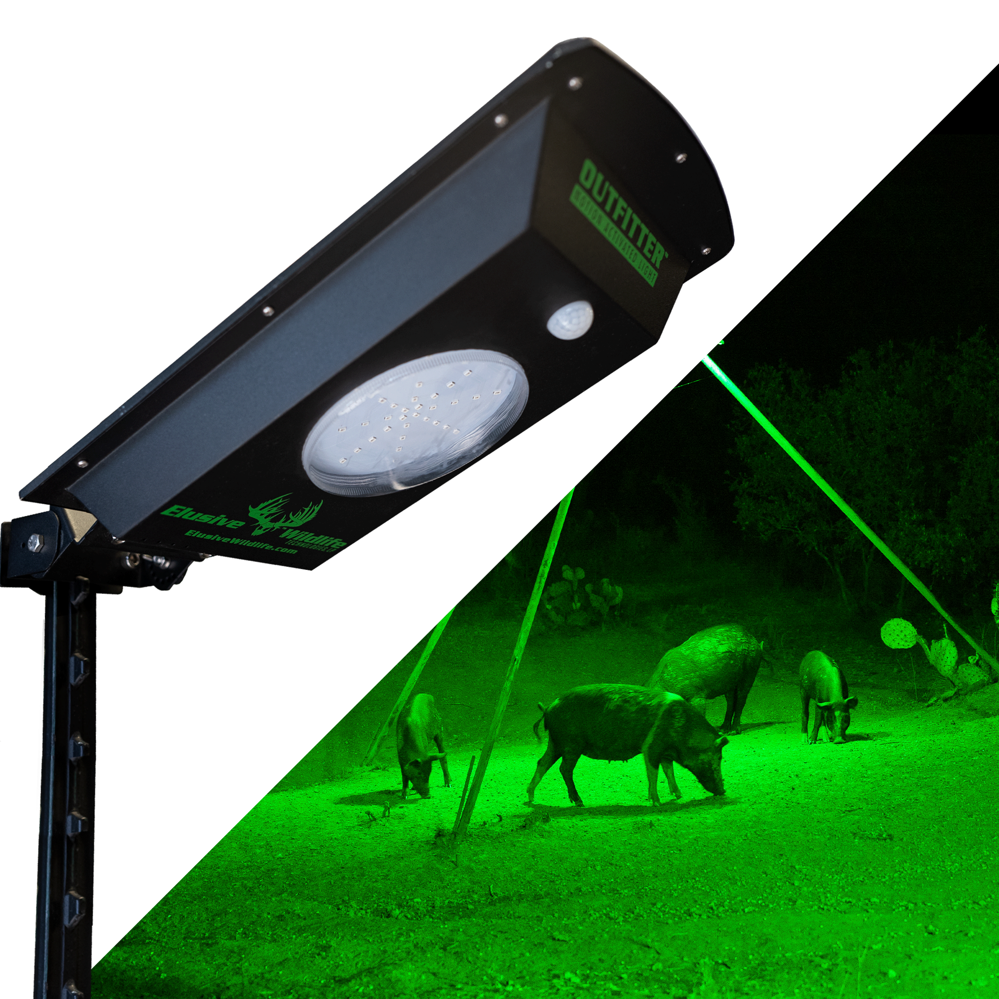 Elusive Wildlife Outfitter Solar Powered Motion Activated