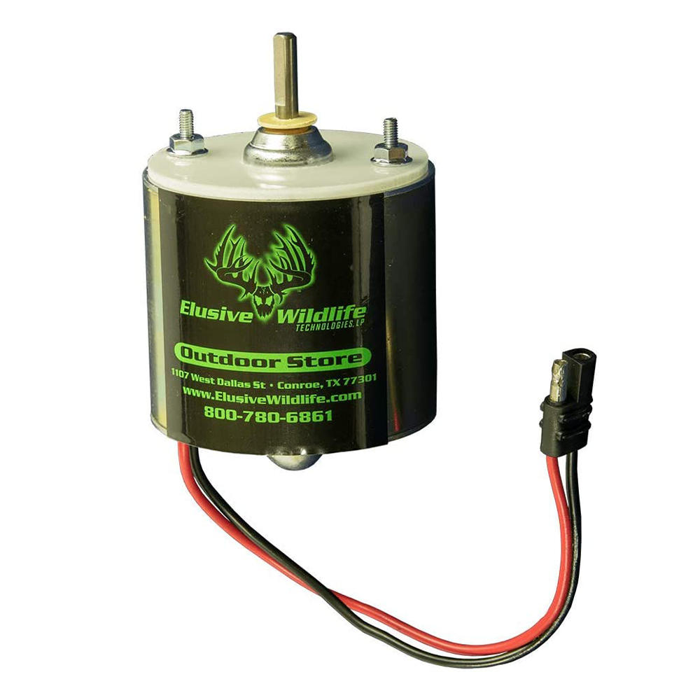 High Output Feeder Motor1/4 Inch Shaft12 Volt Elusive Wildlife