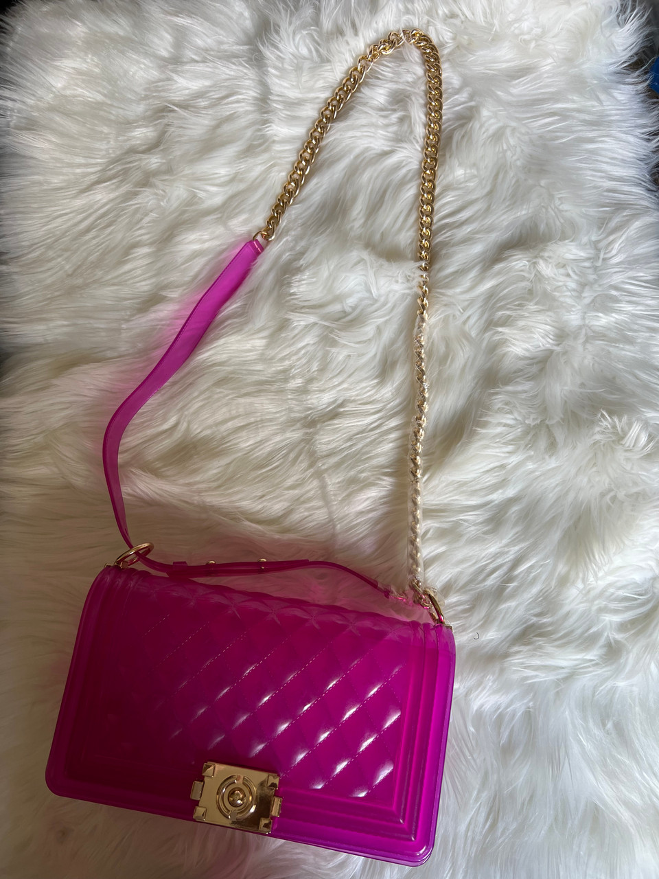 What's in my Pink jelly handbag/Candy bag dupe from  