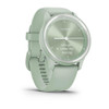 Garmin Vivomove Sport (Cool Mint Case and Silicone Band with Silver Accents)