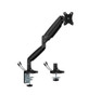 BrateckLDT82-C012UC-SINGLE-SCREEN-HEAVY-DUTY-GAS-SPRING-MONITOR-ARM-WITH-USB-PORTS-For-most-17"~45"-Monitors,-Matte-Black(New)-LDT82-C012UC-BK-Rosman-Australia-1