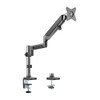 Brateck-Single-Monitor-Pole-Mounted-Epic-Gas-Spring-Aluminum-Monitor-Arm-Fit-Most-17"-32"-Monitors,-Up-to-9kg-per-screen-VESA-75x75/100x100-Space-Grey-LDT37-C012P-SG-Rosman-Australia-1