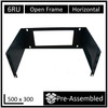 LDR-Open-Frame-6U-Wall-Mount-Frame-(500mm-x-300mm)---Black-Metal-Construction-WB-CA-3406-Rosman-Australia-1