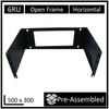 LDR-Open-Frame-6U-Wall-Mount-Frame-(500mm-x-300mm)---Black-Metal-Construction-WB-CA-3406-Rosman-Australia-2