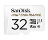 SanDisk-High-Endurance-32GB-microSD-100MB/s-40MB/s-2.5K-hrs-4K-UHD-C10-U3-V30--40°C-to-85°C-Heat-Freeze-Shock-Temp-Water-X-ray-Proof-SD-Adapter->16GB-SDSQQNR-032G-GN6IA-Rosman-Australia-1
