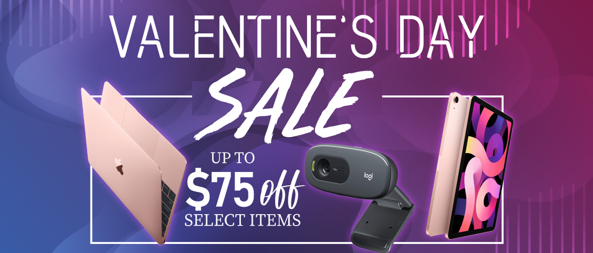 Valentine's Day Sale on Apple and Logitech