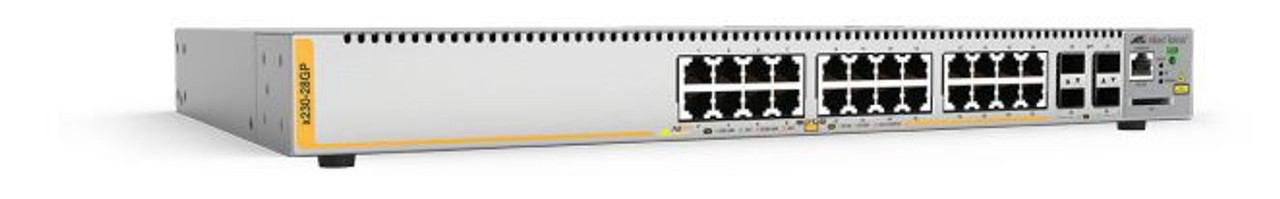 Allied Telesis L2+ switch with 24 x 10/100/1000T PoE ports and 4 x