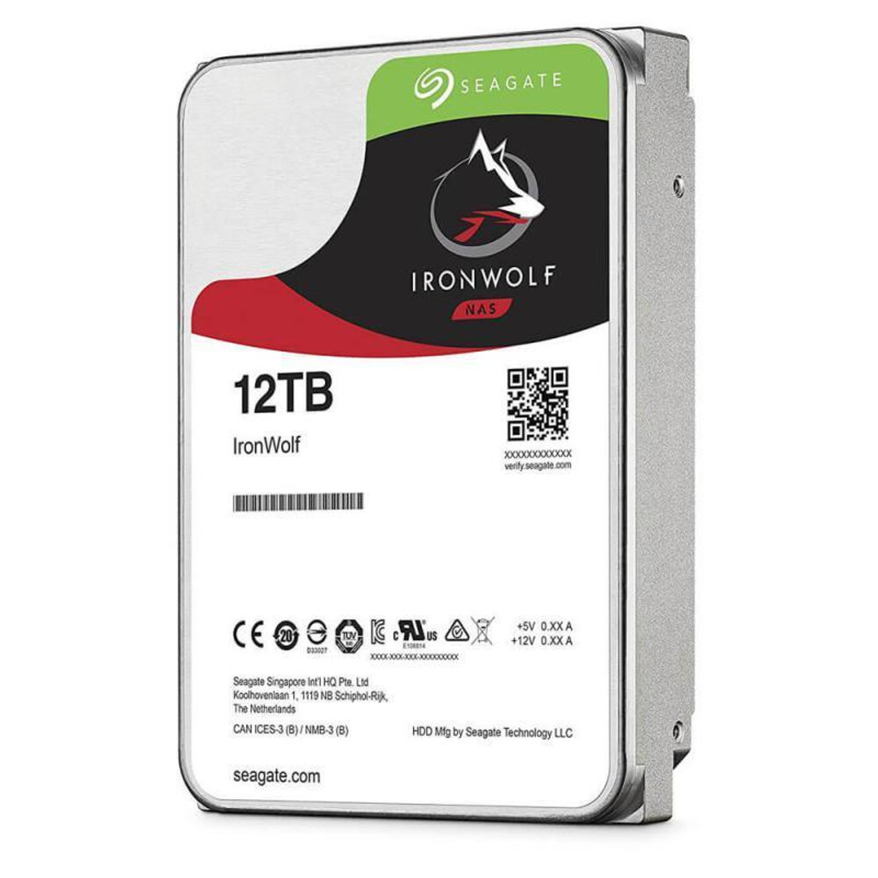 Seagate ST12000VN0008 [12TB 3.5インチ 7200rpm SATA ] IronWolf NAS