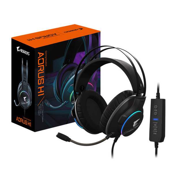 Gigabyte-AORUS-H1-Gaming-Headset,-Virtual-7.1-Channel,-50mm-Drivers,-RGB,-In-Line-Audio-Controls,-ENC-Microphone,-AORUS-H1-Rosman-Australia-1