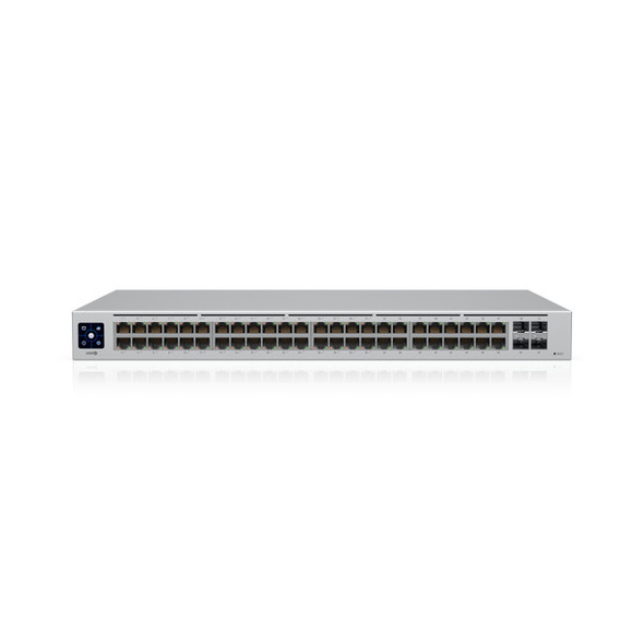 Ubiquiti-UniFi-48-port-Managed-Gigabit-Layer2--Layer3-switch---48x-Gigabit-Ethernet-Ports-w/-32x-802.3at-POE+,-4x-SFP-Port-Touch-Display-210W-USW-48-POE-USW-48-POE-Rosman-Australia-1