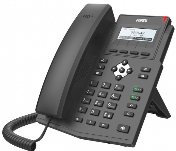 Fanvil-X1SP-Entry-Level-IP-Phone---128x48-Dot-Matrix-Display,-2-Lines,-Integrated-POE,-HD-Audio-w/-G.722--Opus-X1SP-Rosman-Australia-1