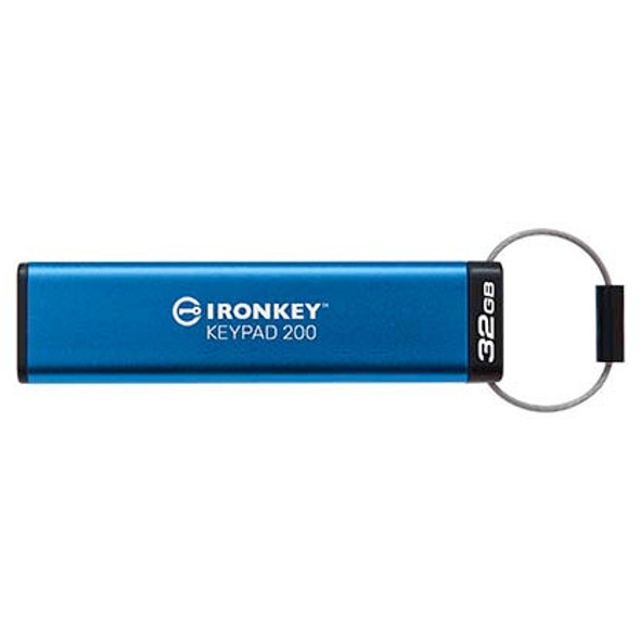 Kingston-32GB-IronKey-Keypad-200,-FIPS-140-3-Lvl-3-(Pending)-AES-256-Encrypted-(IKKP200/32GB)-IKKP200/32GB-Rosman-Australia-1