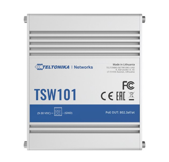 Teltonika-TSW101---Automotive-Unmanaged-PoE+-Switch,-112W,-4x-PoE-Ports,-TSW101000000-Rosman-Australia-1