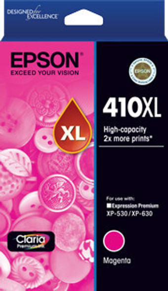 Epson-410XL-High-Capacity-Claria-Premium---Magenta-Ink-Cartridge-(XP-530,-XP-630,-XP-540,-XP-640)-(T340392)-C13T340392-Rosman-Australia-1