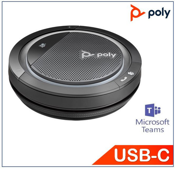 POLY-P-Plantronics/Poly-Calisto-5300-M-USB-C-Bluetooth-Speakerphone,-Teams-certified,-Rich--clear-sound,-Easy-connect,-Intuitive-Control-215437-01-Rosman-Australia-1