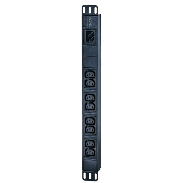 APC-Easy-Rack-Basic-PDU,-1U-Horizontal,-230V/16A-Input,-1-Phase,-3.7kW,-8x-IEC-C13-Outlets-EPDU1016B-Rosman-Australia-1