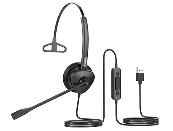 Fanvil-HT301-U-USB-Mono-Headset---Over-the-head-design,-perfect-for-any-small-office-or-home-office-(SOHO)-or-call-center-staff---USB-Connection-HT301U-Rosman-Australia-1