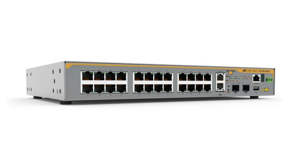 Allied-Telesis-24-port-10/100/1000T-stackable-switch-with-2x-1/2.5/5/10-Gigabit-copper-uplinks,-2x-SFP/SFP+-slots,-and-one-fixed-power-supply-AU-Power-Cord.-(AT-x330-28GTX-40)-AT-x330-28GTX-40-Rosman-Australia-1