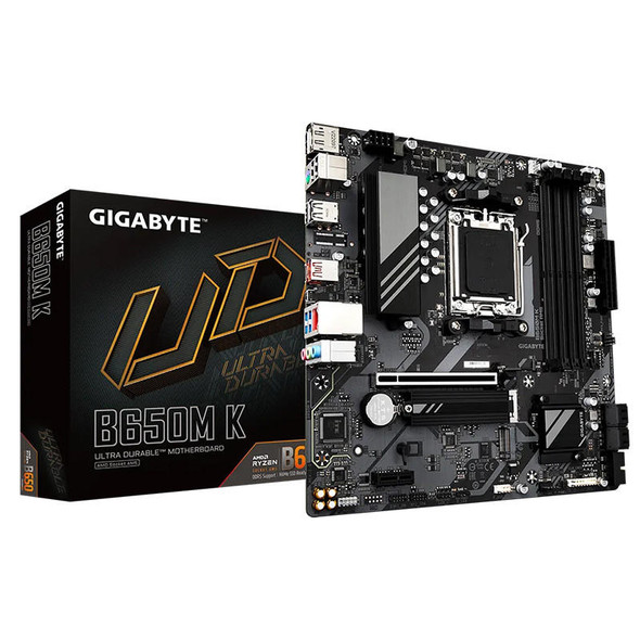 Gigabyte-B650M-K-m-ATX-Motherboard-4x-DDR5~128GB,1x-PCIe-x16,-1x-PCIe-x1-,2x-M.2,-4x-SATA-6,-3x-USB-3.2,-1x-USB-C,-4x-USB-2.0-GA-B650M-K-Rosman-Australia-1