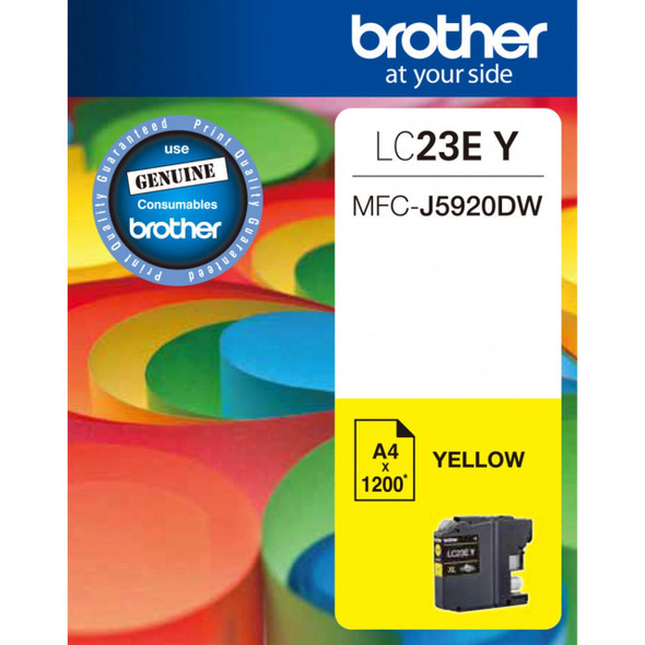Brother-YELLOW-INK-CARTRIDGE-TO-SUIT-MFC-J5920DW---UP-TO-1200-PAGES-(LC-23EY)-8ZC93201356-Rosman-Australia-1
