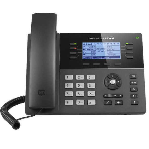 Grandstream-GXP1780-HD-PoE-IP-Phone-200x80-LCD,-8-lines,-Dual-10/100Mbps-Ports,-4-program-keys,-32-BLF,-EHS-(LS)-GXP1780-Rosman-Australia-1