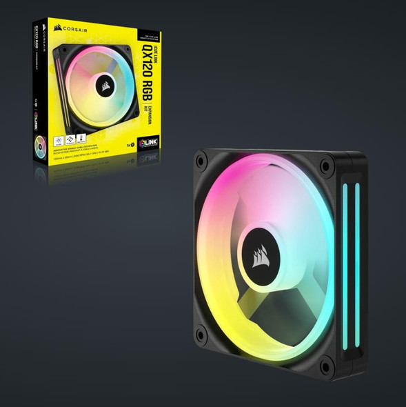 CORSAIR-QX-RGB-Series,-iCUE-LINK-QX120-RGB,-120mm-Magnetic-Dome-RGB-Fan,-Expansion-Kit-CO-9051001-WW-Rosman-Australia-1