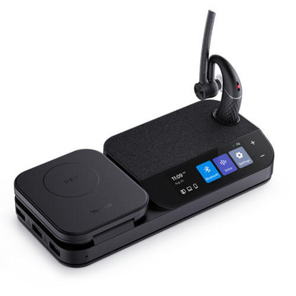 Yealink-BH71-Bluetooth-Wireless-Mono-Headset,-BHB710-Workstation-w/-3"-Colour-Touch-screen,-Qi-Wireless-Charging,-10H-Talk-Time,-3-Size-Ear-Plugs-BH71-WS-Rosman-Australia-1