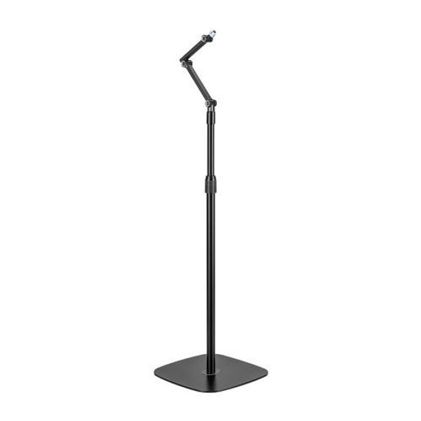 Brateck-Stylish-Height-Adjustable-Microphone-Floor-Stand(Matte-Black--Light-Grey)-MDS16-2-Rosman-Australia-1