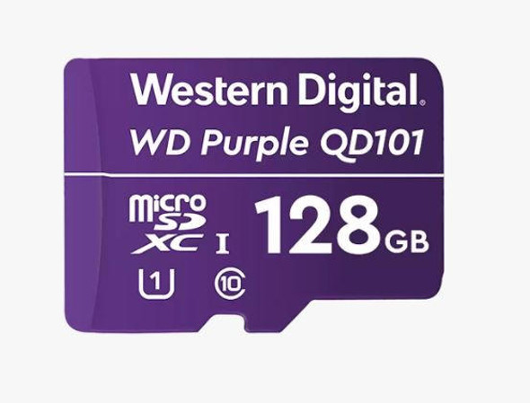 Western-Digital-WD-Purple-128GB-MicroSDXC-Card-24/7--25°C-to-85°C-Weather-Humidity-Resistant-for-Surveillance-IP-Cameras-mDVRs-NVR-Dash-WDD128G1P0C-Rosman-Australia-1