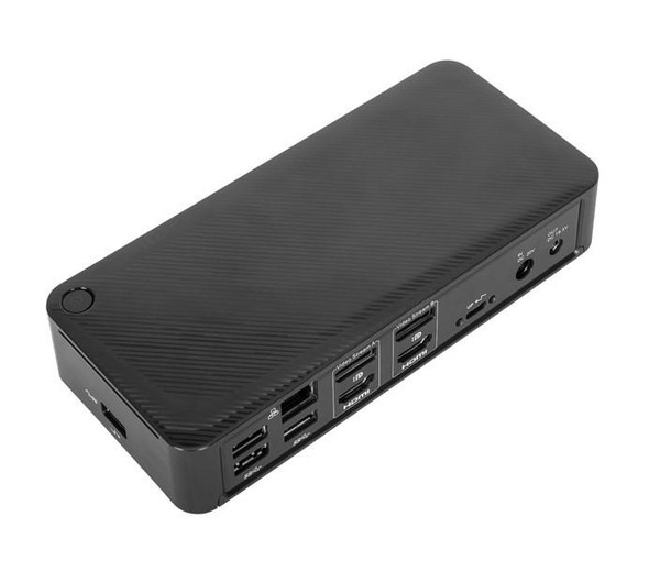 Targus-Universal-USB-C-Dual-Video-4K-Docking-Station-with-100W-Power-Delivery-Support-2x4K-UHD@60Hz-2xHDMI2.0-2xDP-USB-C-4xUSB-A-GLAN-Audio-Combo-DOCK182AUZ-Rosman-Australia-1