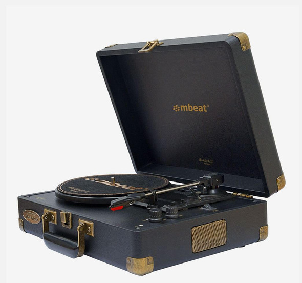 mbeat®--Woodstock-2-Black-Retro-Turntable-Player-MB-TR96BLK-Rosman-Australia-1