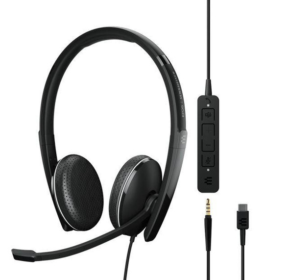 EPOS-|-Sennheiser-ADAPT-165T-USB-C-||-On-ear,-double-sided-USB-C-headset,-3.5-mm-jack-and-detachable-USB-cable-with-in-line-call-control-1000906-Rosman-Australia-1