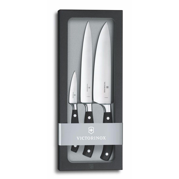 Victorinox Forged Chefs 3 Piece Set (Black)