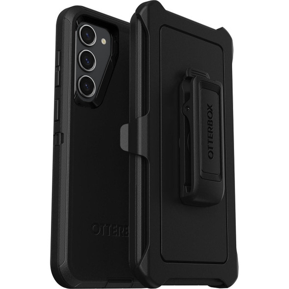 OtterBox-Defender-Samsung-Galaxy-S23+-5G-(6.6")-Case-Black---(77-91027),-DROP+-4X-Military-Standard,-Multi-Layer,-Included-Holster,Raised-Edges,Rugged-77-91027-Rosman-Australia-1