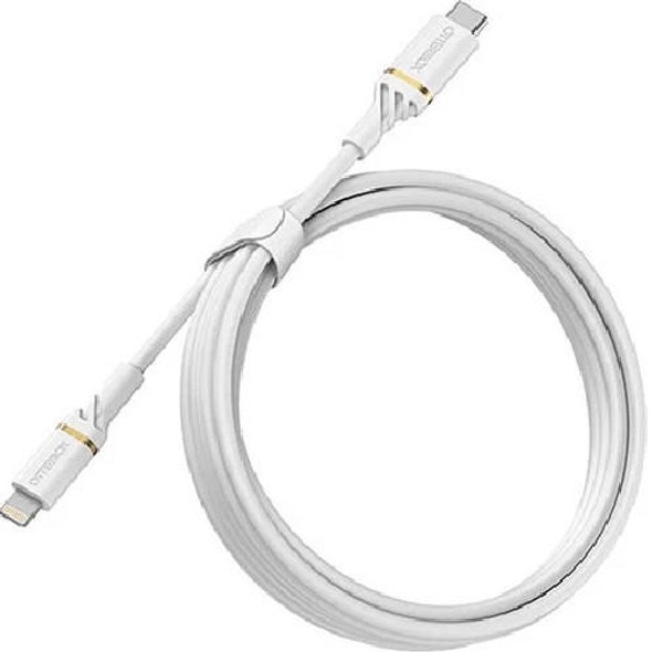 OtterBox-Lightning-to-USB-C-Fast-Charge-Cable-(2M)---White-(78-52646),-3-AMPS-(60W),MFi/USB-PD,3K-Bend/Flex,480Mbps-Transfer,Apple-iPhone/iPad/MacBook-78-52646-Rosman-Australia-1