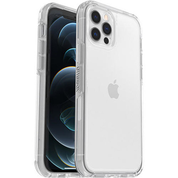 OtterBox-Symmetry-Clear-Apple-iPhone-12-/-iPhone-12-Pro-Case-Clear---(77-65422),-Antimicrobial,-DROP+-3X-Military-Standard,-Raised-Edges,-Ultra-Sleek-77-65422-Rosman-Australia-1