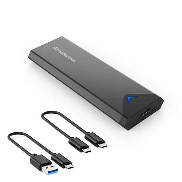 Simplecom-SE509-NVMe-(M-Key)-M.2-SSD-to-USB-3.2-Gen-2-USB-C-10Gbps-Enclosure-SE509-Rosman-Australia-1