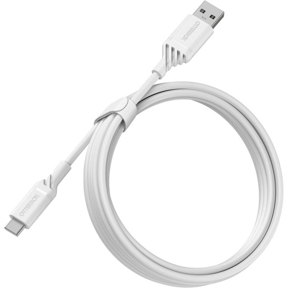 OtterBox-USB-C-to-USB-A-(2.0)-Cable-(2M)---White-(78-52660),-3-AMPS-(60W),-3K-Bend/Flex,Samsung-Galaxy,Apple-iPhone,iPad,MacBook,Google,OPPO,Nokia-78-52660-Rosman-Australia-1