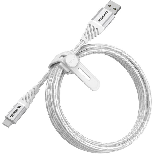 OtterBox-USB-C-to-USB-A-(2.0)-Premium-Cable-(2M)---White-(78-52668),-3-AMPS-(60W),-10K-Bend,Samsung-Galaxy,Apple-iPhone,iPad,MacBook,Google,OPPO,Nokia-78-52668-Rosman-Australia-1
