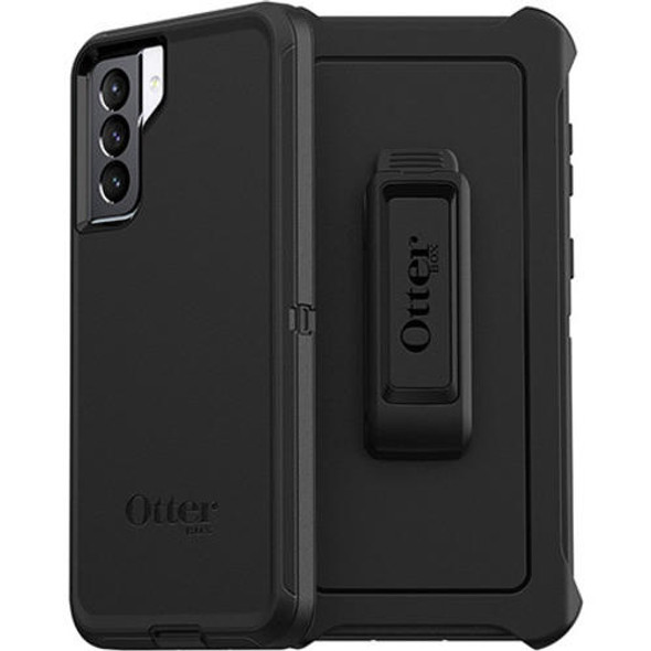 OtterBox-Defender-Samsung-Galaxy-S21-5G-(6.2")-Case-Black---(77-81245),-DROP+-4X-Military-Standard,-Multi-Layer,-Included-Holster,-Raised-Edges,Rugged-77-81245-Rosman-Australia-1