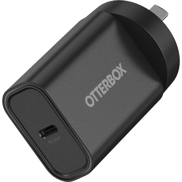 OtterBox-30W-USB-C-(Type-I)-PD-Fast-Wall-Charger---Black-(78-81351),-Compact,-Drop-Tested,Safe--Smart-Charging,Best-for-Apple,Samsung--USB-C-Devices-78-81351-Rosman-Australia-1