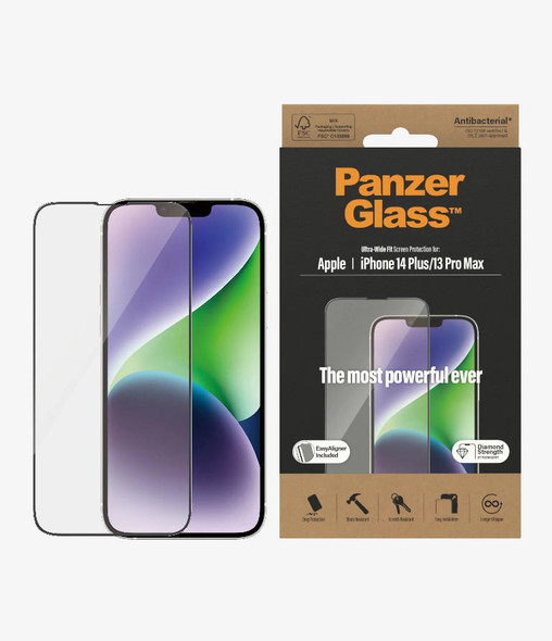 Panzer-Glass-PanzerGlass-Apple-iPhone-14-Plus-/-iPhone-13-Pro-Max-Screen-Protector-Ultra-Wide-Fit---(2785),-Drop-Protection,-Scratch--Shock-Resistant,-2YR-2785-Rosman-Australia-1