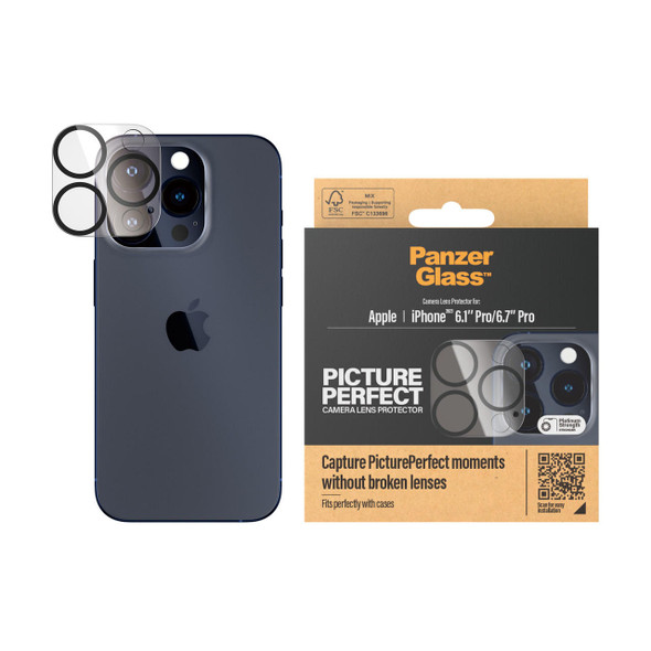 Panzer-Glass-PanzerGlass-Apple-iPhone-15-Pro-/-iPhone-15-Pro-Max-PicturePerfect-Camera-Lens-Protector---Clear-(1137)-,Scratch--Shock-Resistant,Anti-Yellowing,-2YR-1137-Rosman-Australia-1