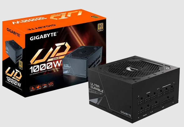 Gigabyte-UD1000GM-1000W-ATX-PSU-Power-Supply--80+-Gold->90%-120mm-Fan-Black-Flat-Cables-Single-+12V-Rail-Japanese-->100K-Hrs-GP-UD1000GM-Rosman-Australia-1