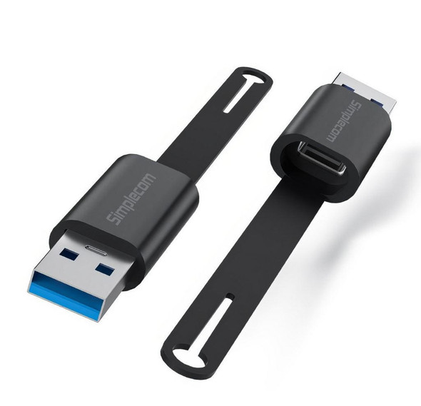 Simplecom-CA132-USB-A-Male-to-USB-C-Female-Adapter-USB-3.2-Gen-2-Data--Charging-Double-Side-10Gbps-CA132-Rosman-Australia-1