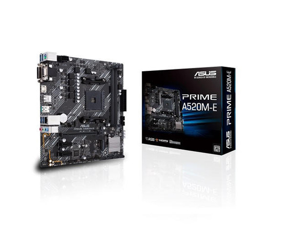 ASUS-AMD-A520-PRIME-A520M-E-(Ryzen-AM4)-Micro-ATX-Motherboard-with-M.2-support,-1-Gb-Ethernet,-HDMI/DVI/D-Sub,-SATA-6-Gbps,-USB-3.2-Gen-2-Type-A-PRIME-A520M-E-Rosman-Australia-1