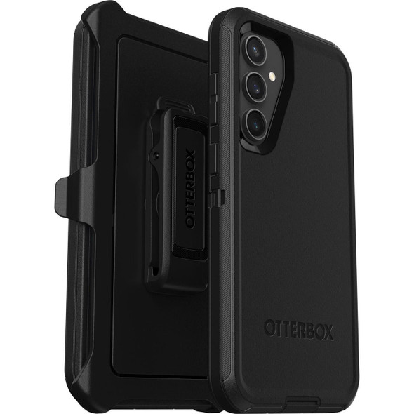 OtterBox-Defender-Samsung-Galaxy-S23-FE-Case-Black---(77-94283),-DROP+-4X-Military-Standard,-Multi-Layer,-Included-Holster,-Raised-Edges,Rugged-77-94283-Rosman-Australia-1