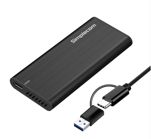 Simplecom-SE502C-SATA-M.2-SSD-to-USB-C-Enclosure-USB-3.2-Gen1-5Gbps-SE502C-Rosman-Australia-1
