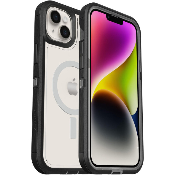 OtterBox-Defender-XT-Clear-MagSafe-Apple-iPhone-14-Plus-Case-(Clear/Black)---(77-90064),-DROP+-5X-Military-Standard,-Multi-Layer,-Raised-Edges,-Rugged-77-90064-Rosman-Australia-1