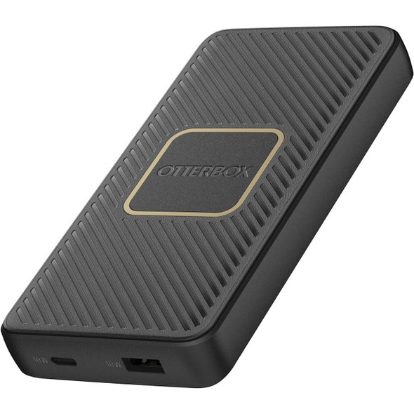 OtterBox-Fast-Charge-Wireless-Power-Bank-10K-mAh---Black-(78-80639),-Dual-Ports-(USB-C-18W--USB-A-18W),-10W-QI-Wireless,-15cm-USB-C-Cable,-Sleek-78-80639-Rosman-Australia-1